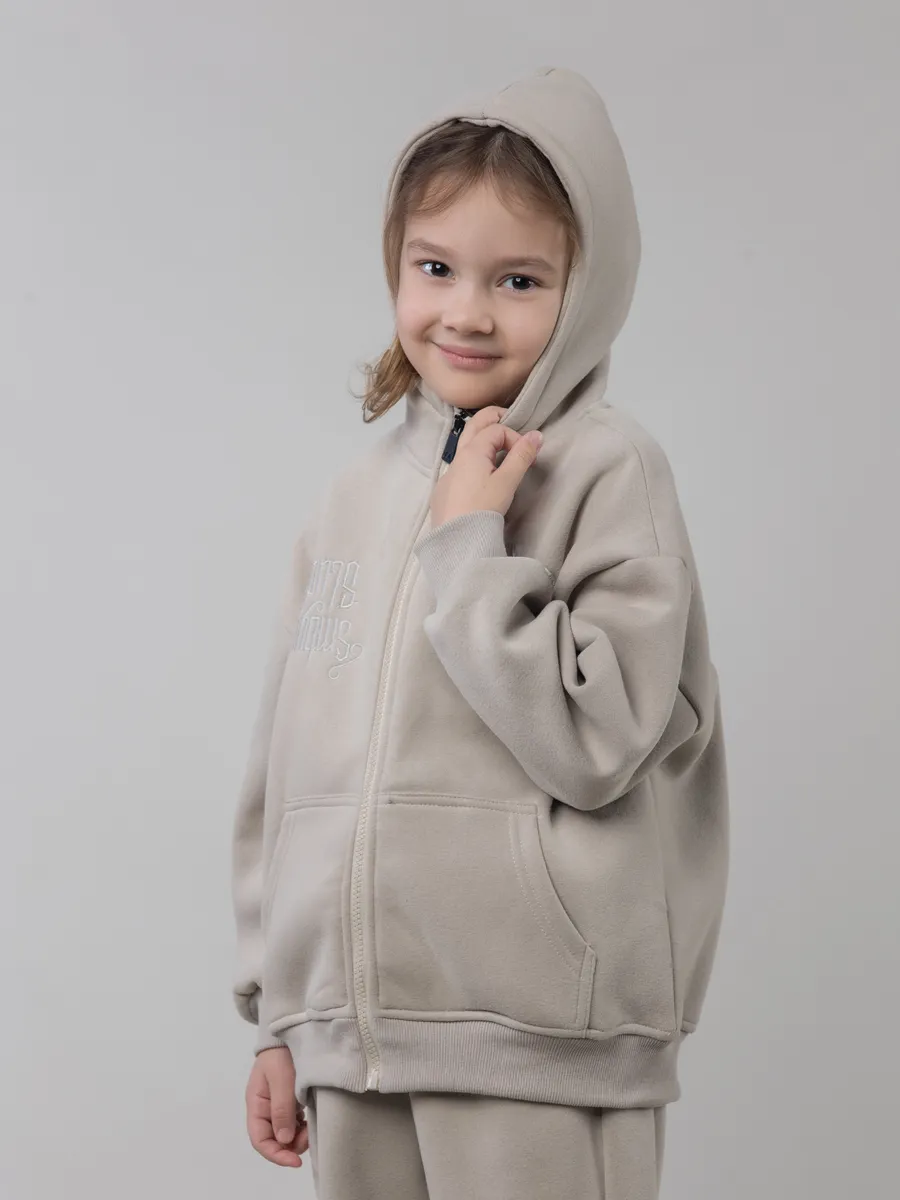 Костюм спортивный утепленный 508 бежевый Jeestyle
