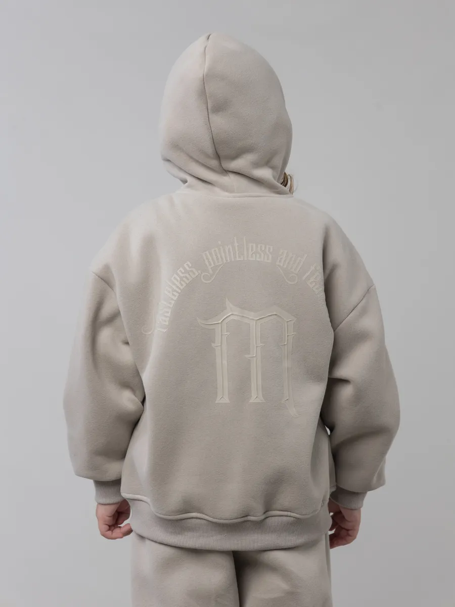 Костюм спортивный утепленный 508 бежевый Jeestyle