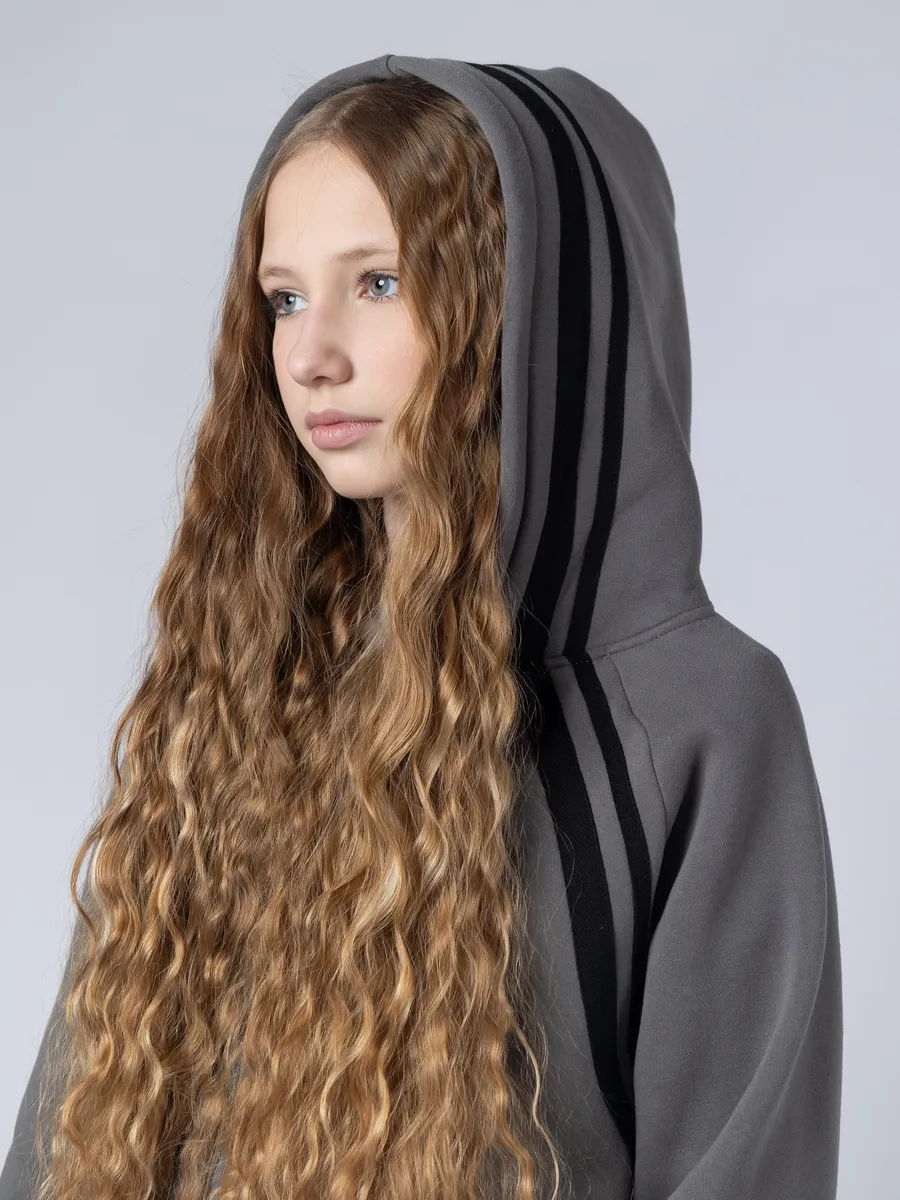 Костюм спортивный утепленный с начесом 193 графит Jeestyle